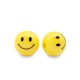 8mm Acrylic beads Smiley Yellow